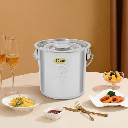 20l metal bucket with lid - metal,