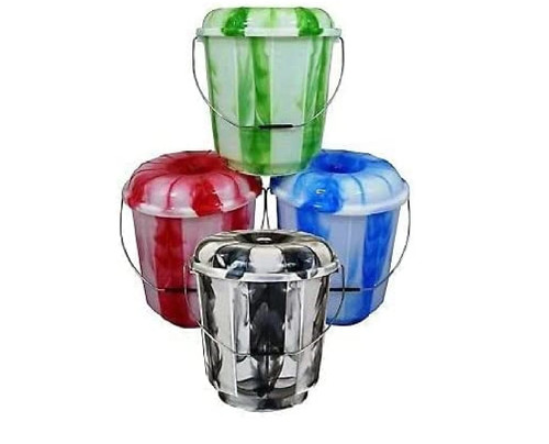 Litre plastic bucket bin - litre,
