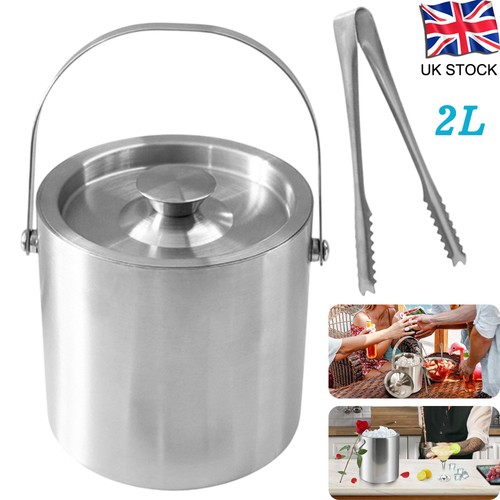 Ice bucket tongs lid - &,