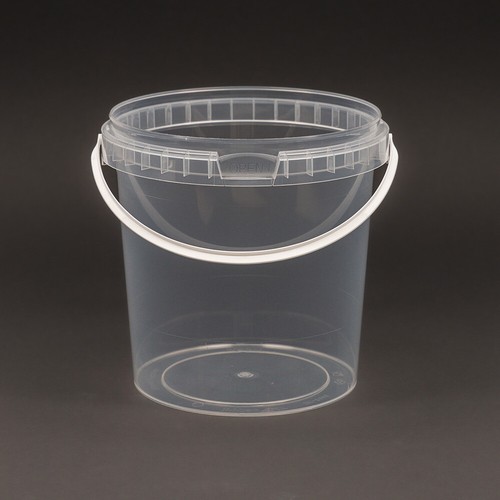 Clear bucket lid - clear, tubs