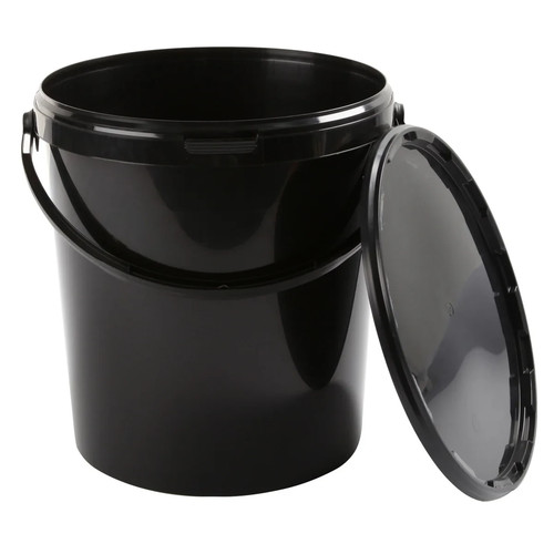 Round bucket with lid - round,