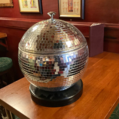 Mirrored mosaic disco ball - mirrored,
