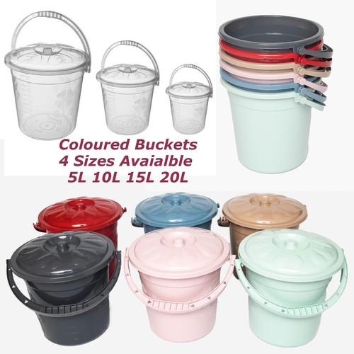 Plastic bucket with lid - bucket,