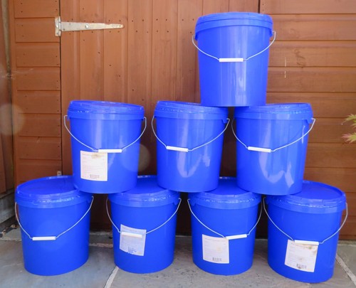 15ltr blue plastic - 8, x