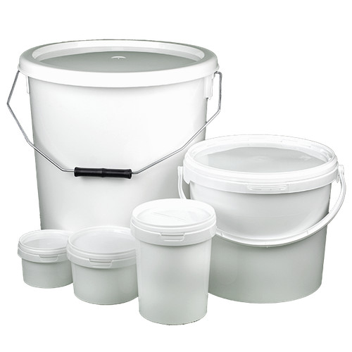 White buckets tamper evident - white,