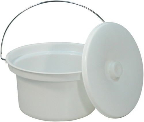 Aidapt commode bucket - bucket, lid