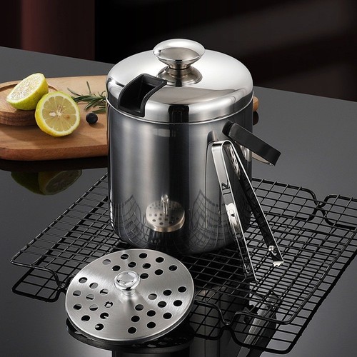 Ice bucket tongs lid - bucket,