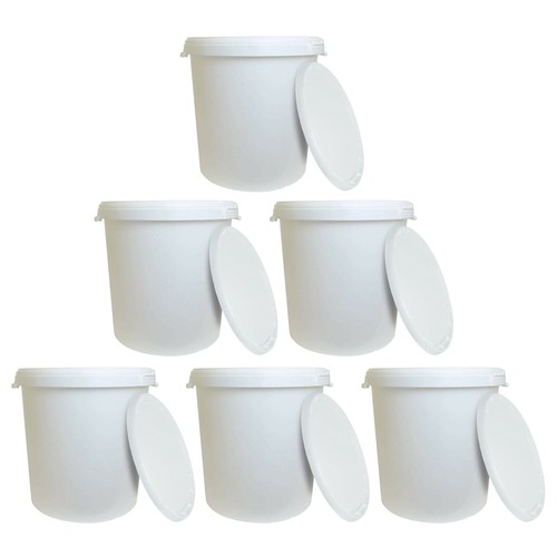 25l white plastic storage - 25l,