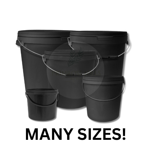 Bucket with lid heavy duty - -,