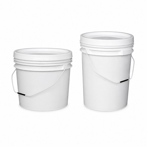 16l 20l white - plastic, bucket