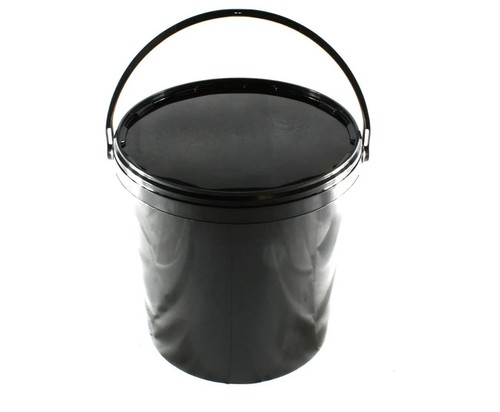20l black plasticbucket - 20l,